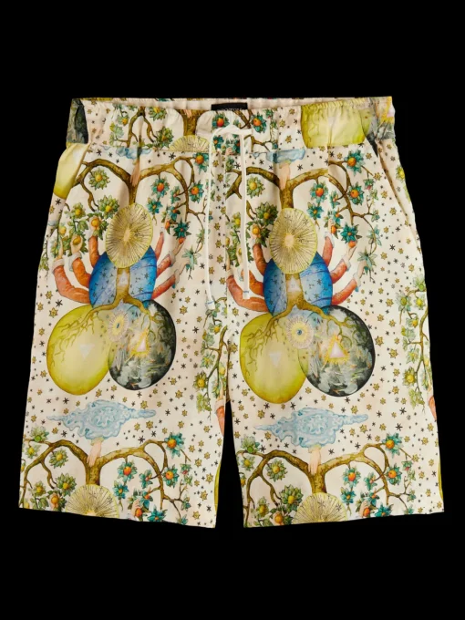 FAVE - PRINTED EMBASSY OF THE FREE MIND BERMUDA SHORT