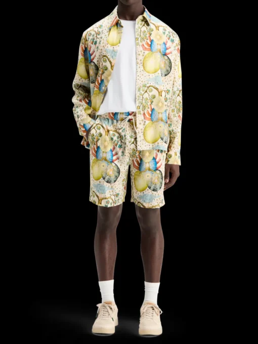 FAVE - PRINTED EMBASSY OF THE FREE MIND BERMUDA SHORT