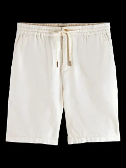 Fave- cotton/linen twill bermuda