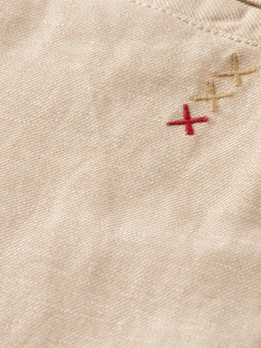 Fave- cotton/linen twill bermuda