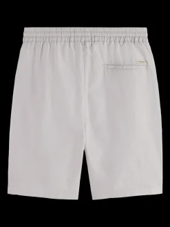 Fave- cotton/linen twill bermuda