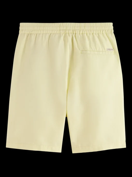 Fave- cotton/linen twill bermuda