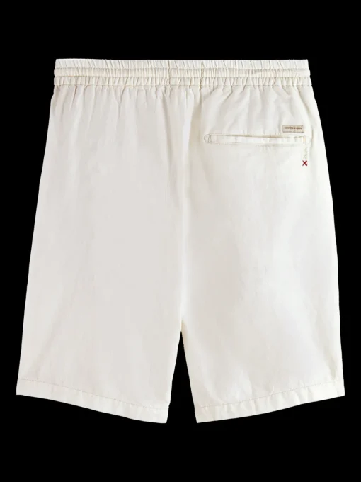 Fave- cotton/linen twill bermuda
