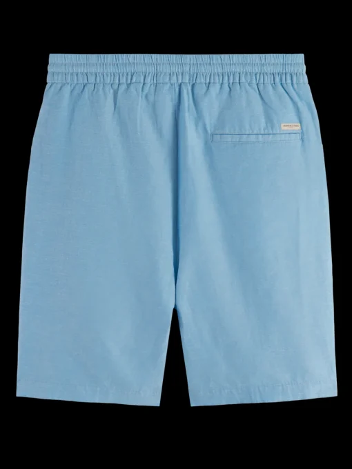 Fave- cotton/linen twill bermuda