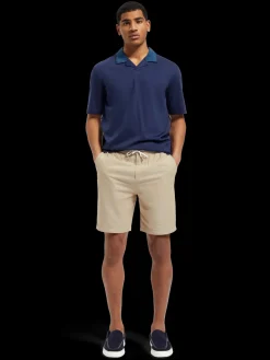 Fave- cotton/linen twill bermuda