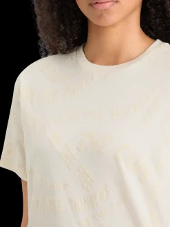 FLOCK AOP REGULAR FIT T-SHIRT