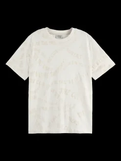 FLOCK AOP REGULAR FIT T-SHIRT