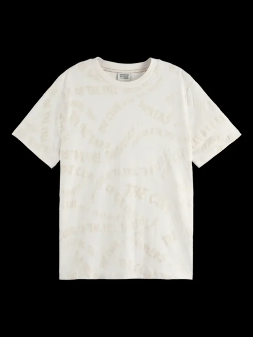 FLOCK AOP REGULAR FIT T-SHIRT
