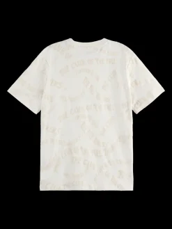 FLOCK AOP REGULAR FIT T-SHIRT