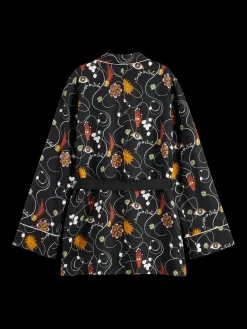 FREE MIND PRINTED PYJAMA BLAZER