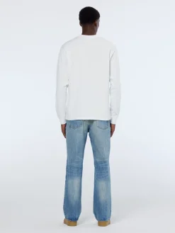 Front artwork relaxed fit long sleeve t-shirt