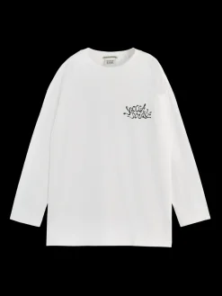 FRONT BACK ARTWORK OVERSIZED LONG SLEEVE T-SHIRT