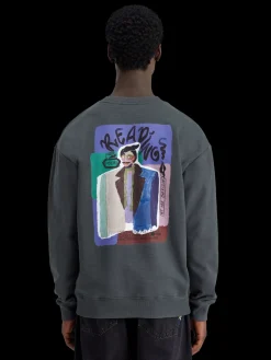 Front back artwork sweatshirt