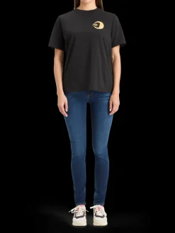FRONT BACK FESTIVE ARTWORK RELAXED FIT T-SHIRT