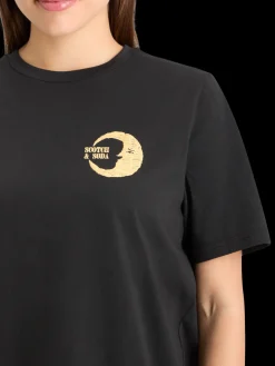 FRONT BACK FESTIVE ARTWORK RELAXED FIT T-SHIRT