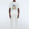 Front chest artwork relaxed fit t-shirt