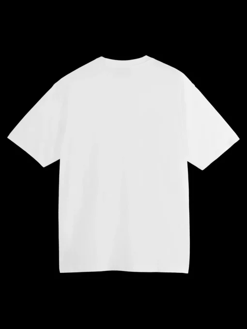 Front chest artwork relaxed fit t-shirt