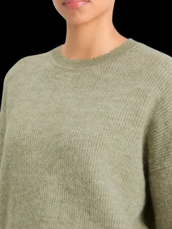 FUZZY CREW NECK PULLOVER