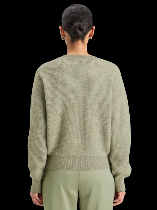 FUZZY CREW NECK PULLOVER