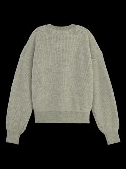 FUZZY CREW NECK PULLOVER