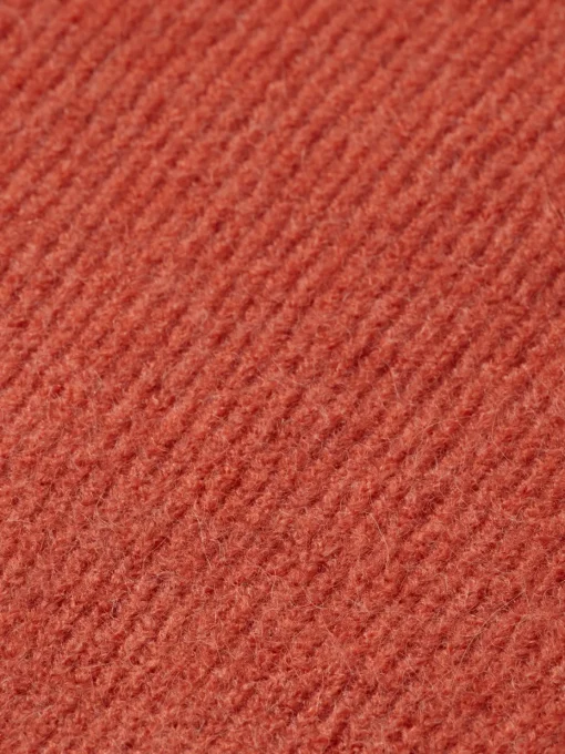 Fuzzy crew neck pullover