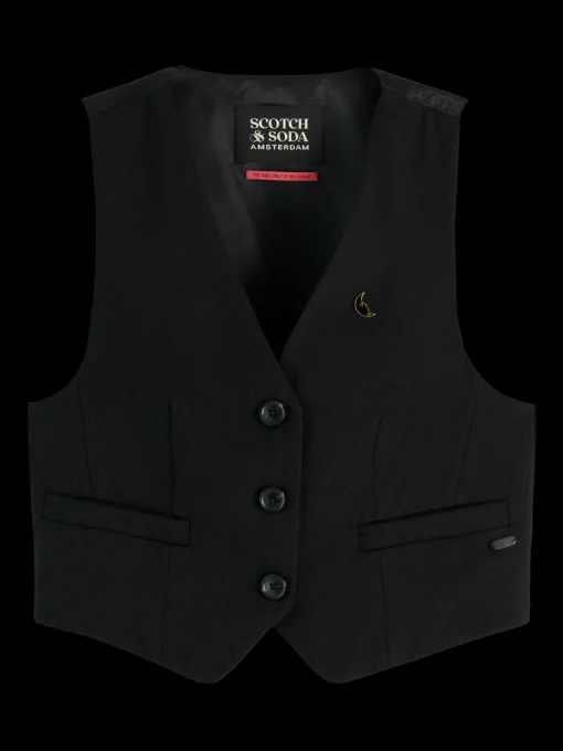 GABARDINE WAISTCOAT