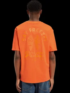 Garment dye artwork t-shirt
