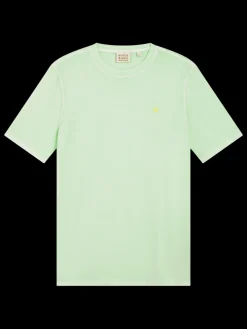 Garment dye logo crew t-shirt