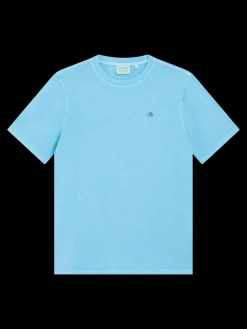 Garment dye logo crew t-shirt