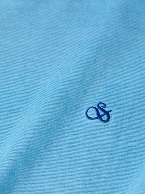 Garment dye logo crew t-shirt