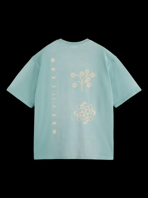 GARMENT DYED FRONT BACK ARTWORK T-SHIRT