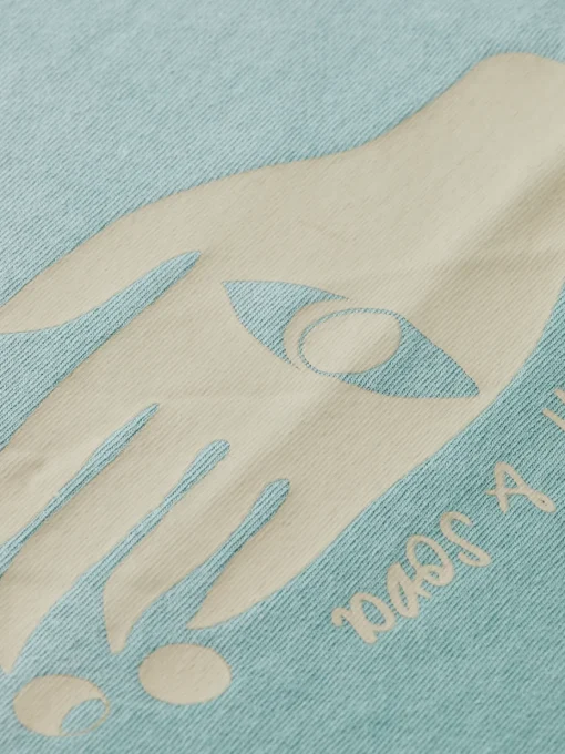 GARMENT DYED FRONT BACK ARTWORK T-SHIRT