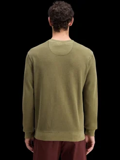 GARMENT DYED STRUCTURED SWEATSHIRT