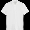 GARMENT-DYED SHORT-SLEEVED PIQUE POLO