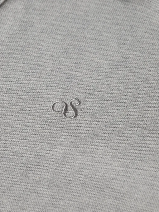 GARMENT-DYED SHORT-SLEEVED PIQUE POLO