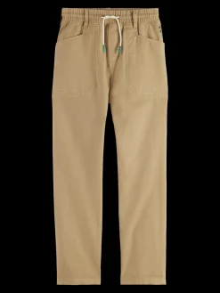 GARMENT-DYED WORKER PANTS