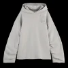 GATHERED SLEEVE OVERSIZED FIT HOODIE
