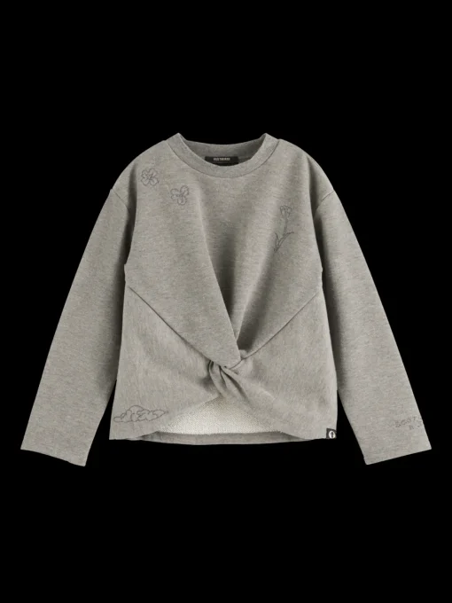 GLITTER FASHION FIT CREWNECK