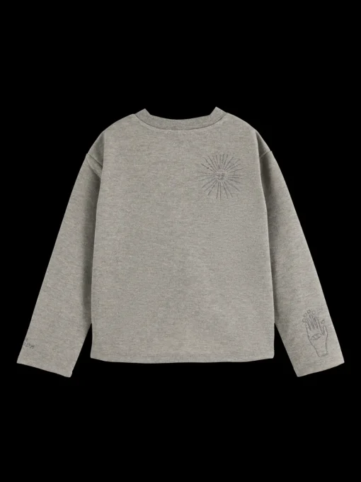 GLITTER FASHION FIT CREWNECK