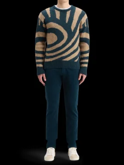 HAIRY BIG WAVES DROPPED SHOULDER SWEATER