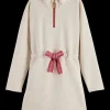 HALF ZIP MODAL DRESS