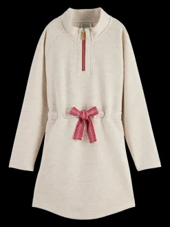 HALF ZIP MODAL DRESS
