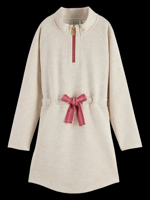 HALF ZIP MODAL DRESS