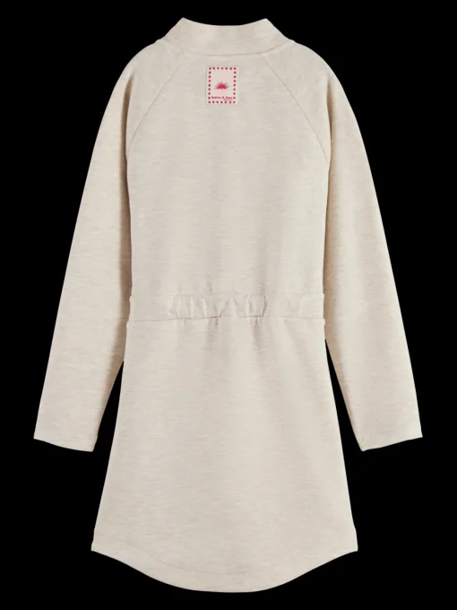 HALF ZIP MODAL DRESS