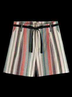 HIGH RISE CRAFTED STRIPE SHORT