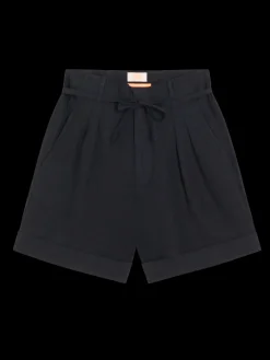 HIGH-RISE LINEN SHORT