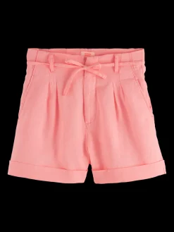 HIGH-RISE LINEN SHORT