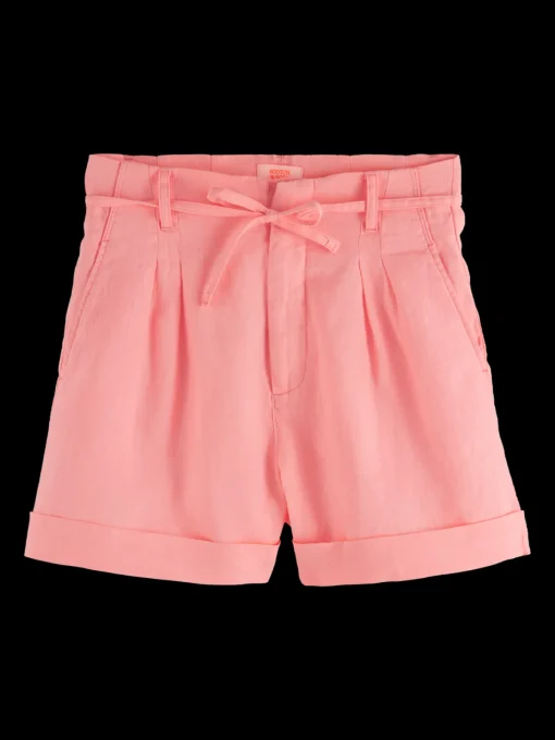 HIGH-RISE LINEN SHORT