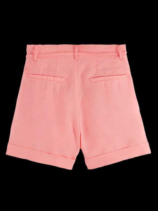 HIGH-RISE LINEN SHORT