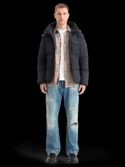 HOODED PUFFER JACKET